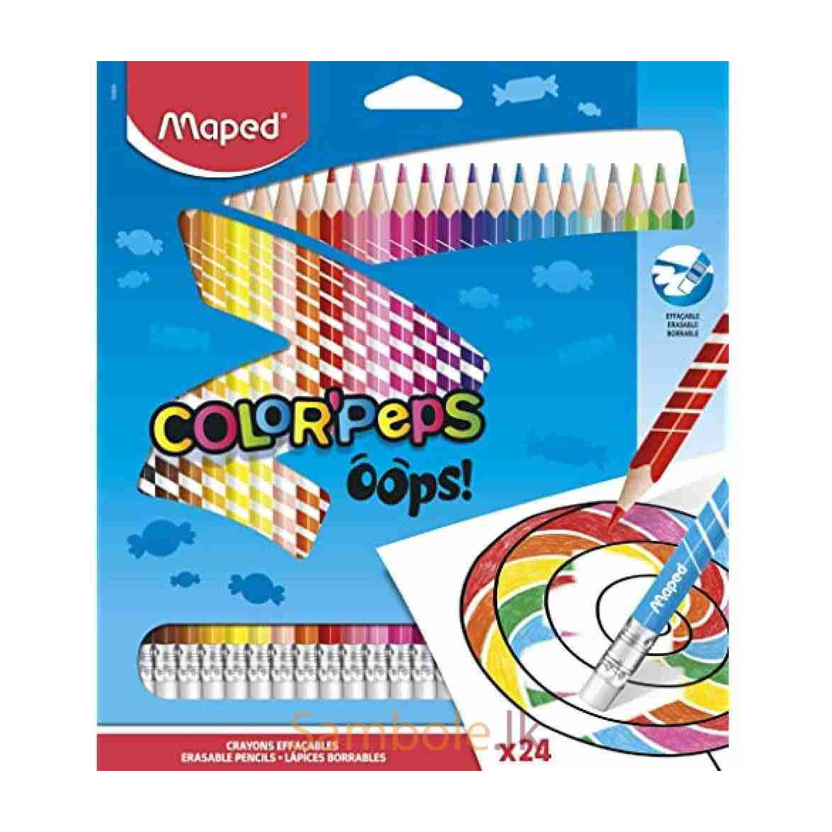 Maped Color'Peps Colored Pencils - Set of 24