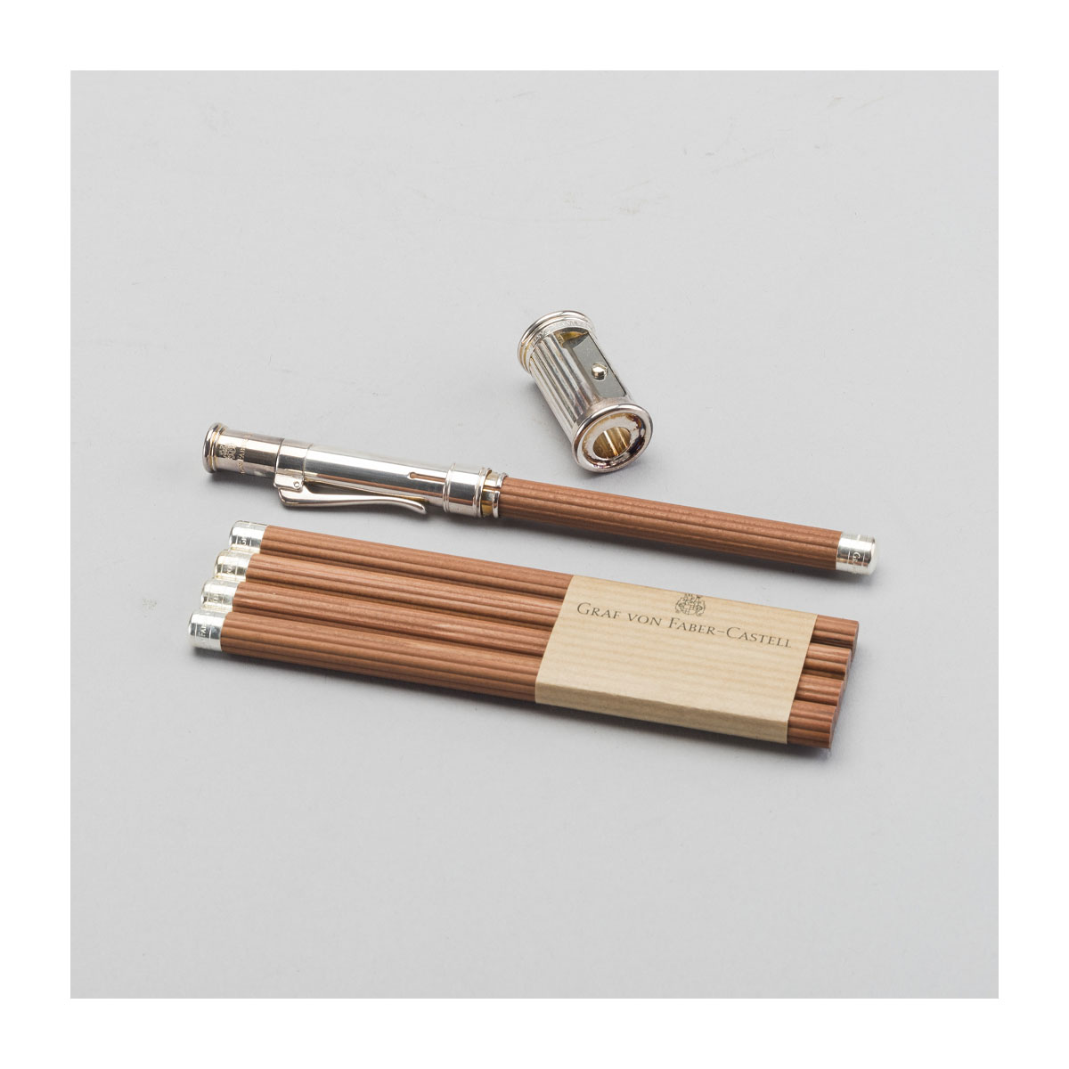 Porte-mines De Prestige Graf Von Faber-Castell - Motif Godrons - Modèle MX443 - Neuf Sans Emballage